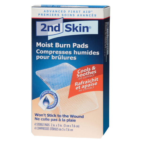05636 2nd Skin Moist Burn Pads - Medium - 5.1 x 7.6 cm (4Box) 05636 2nd Skin Moist Burn Pads - Medium - 5.1 x 7.6 cm (4Box)