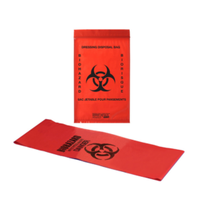 14359 - 14363 Infectious Waste Bags - 15.2 x 22.9cm for first aid supplies