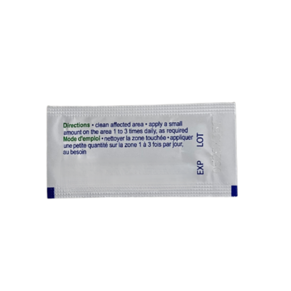 05794 Bacitracin Zinc First Aid Antibiotic Ointment - 0.9 g (Back) 05794 Bacitracin Zinc First Aid Antibiotic Ointment - 0.9 g (Back)