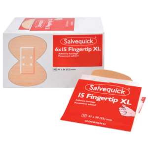 03465 Salvequick - Fabric Bandage Fingertip Large Refills (6 x 15Box)