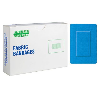 Fabric Detectable Bandages - Large Patch - 5.1 x 7.6cm Fabric Detectable Bandages - Large Patch - 5.1 x 7.6cm