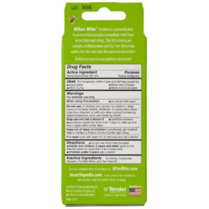 14349_after_bite_outdoor_20_g_-_box_back.jpg after bite outdoor 20 g - box back - First Aid Canada
