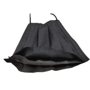 3-Ply Earloop Face Mask - Non-Medical - Black - Insides Layers 3-Ply Earloop Face Mask - Non-Medical - Black - Insides Layers