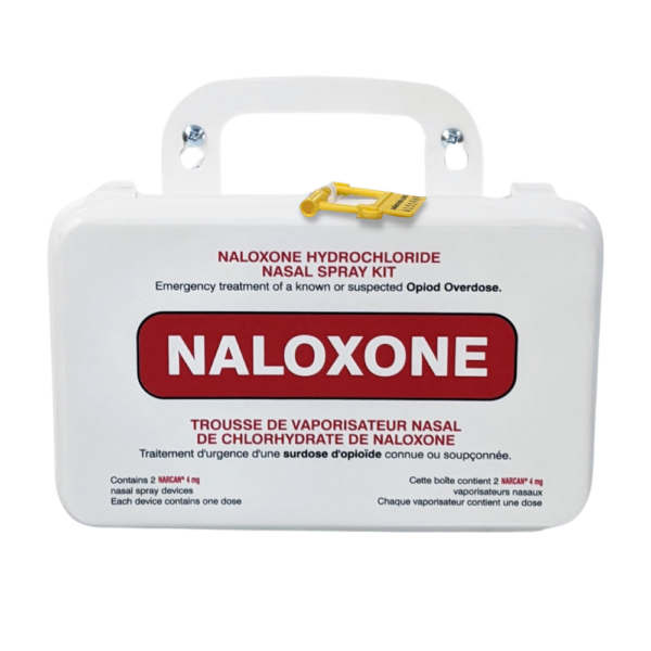 Naloxone (NARCAN) Kit in Plastic Box with Security Seal Naloxone (NARCAN) Kit in Plastic Box with Security Seal