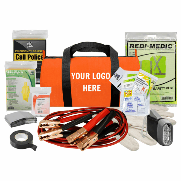 Essential Auto Safety Kit - Orange (750x750) First Aid Canada Essential Auto Safety Kit - Orange
