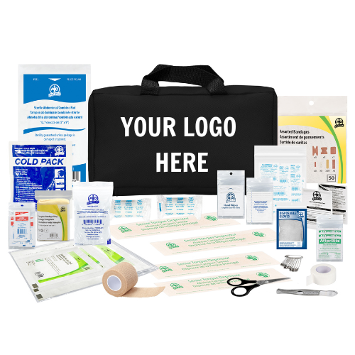 Trousse de premiers secours pour la maison et le bureau - Noire (750x750) First Aid Canada Home & Office First Aid Kit - Black