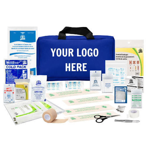 Trousse de premiers secours pour la maison et le bureau - Bleue (750x750) First Aid Canada Home & Office First Aid Kit - Blue
