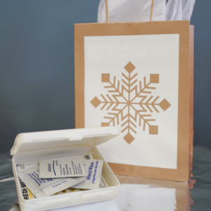 01237 - Emergency Pocket First Aid Kit - Plastic Box - Lifestyle - Open, Gift Bag (1500 x 1500 px)