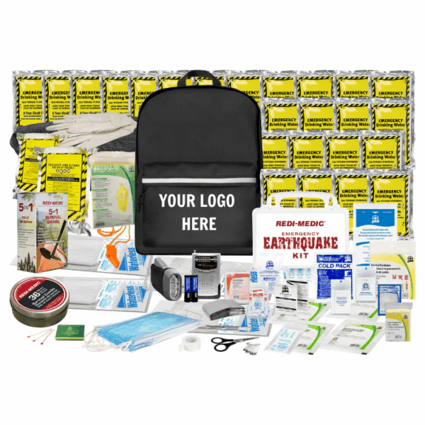 2 Person 72 Hrs Earthquake Emergency Survival Kit - Black 2 Person 72 Hrs Earthquake Emergency Survival Kit - Black