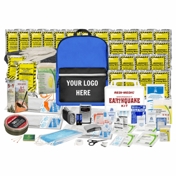 2 Person 72 Hrs Earthquake Emergency Survival Kit - Blue 2 Person 72 Hrs Earthquake Emergency Survival Kit - Blue